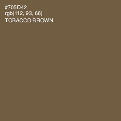 #705D42 - Tobacco Brown Color Image